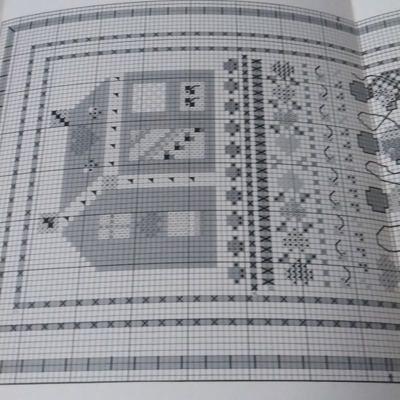 ( Patterns Only) A Pink Parfait  cross Stitch, ribbon work, finishing instructio - Picture 4 of 6